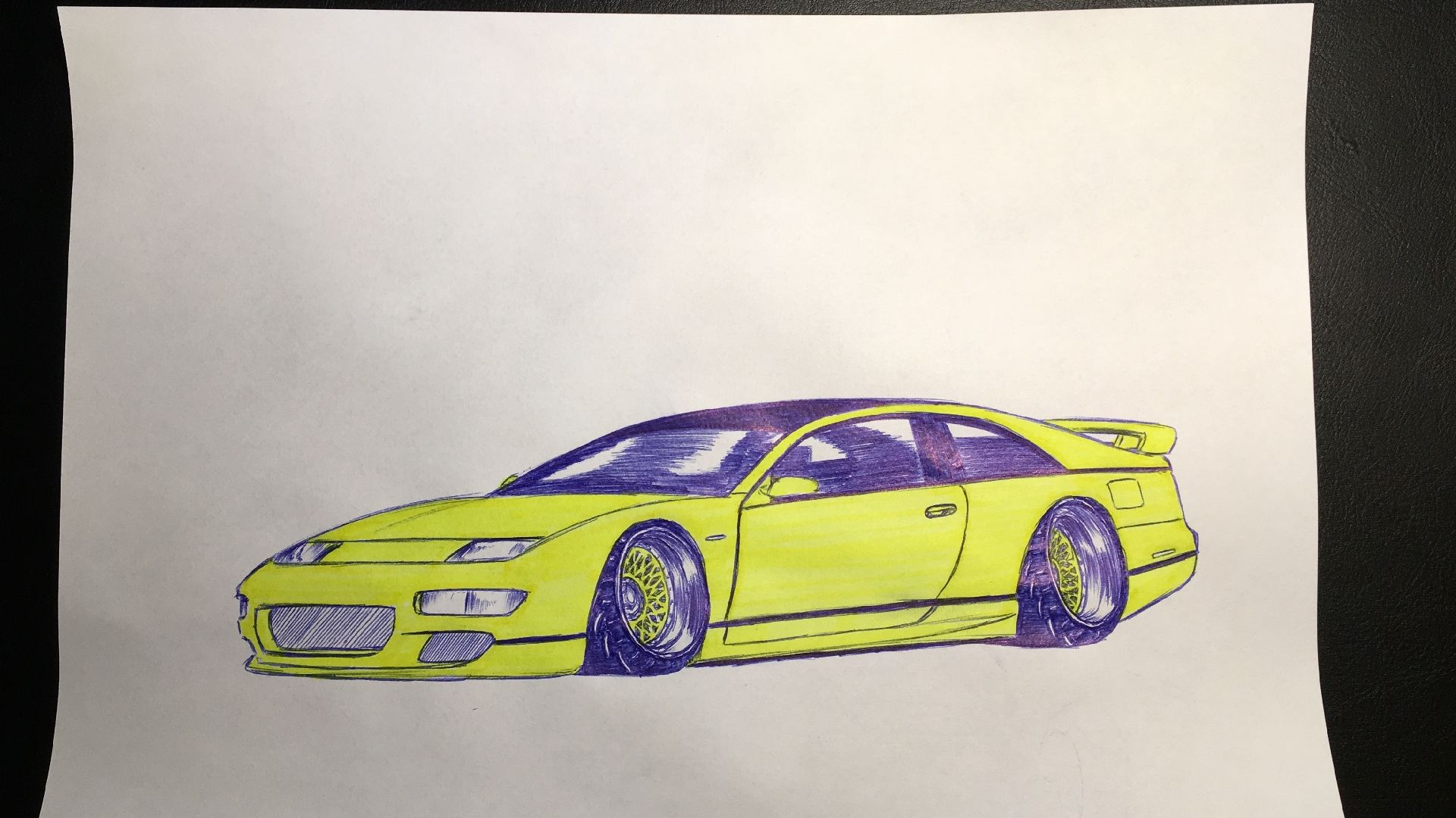 絵です Nissan 300ZX Z32 2+2 Side Best Shirt Design